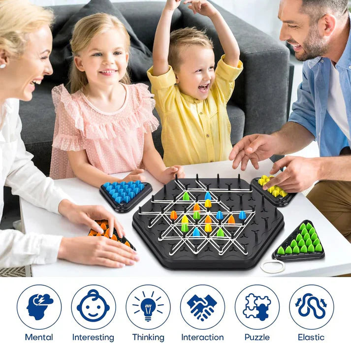 50% RABATT I BrainGrid™ Ketten-Dreieck-Schachspiel