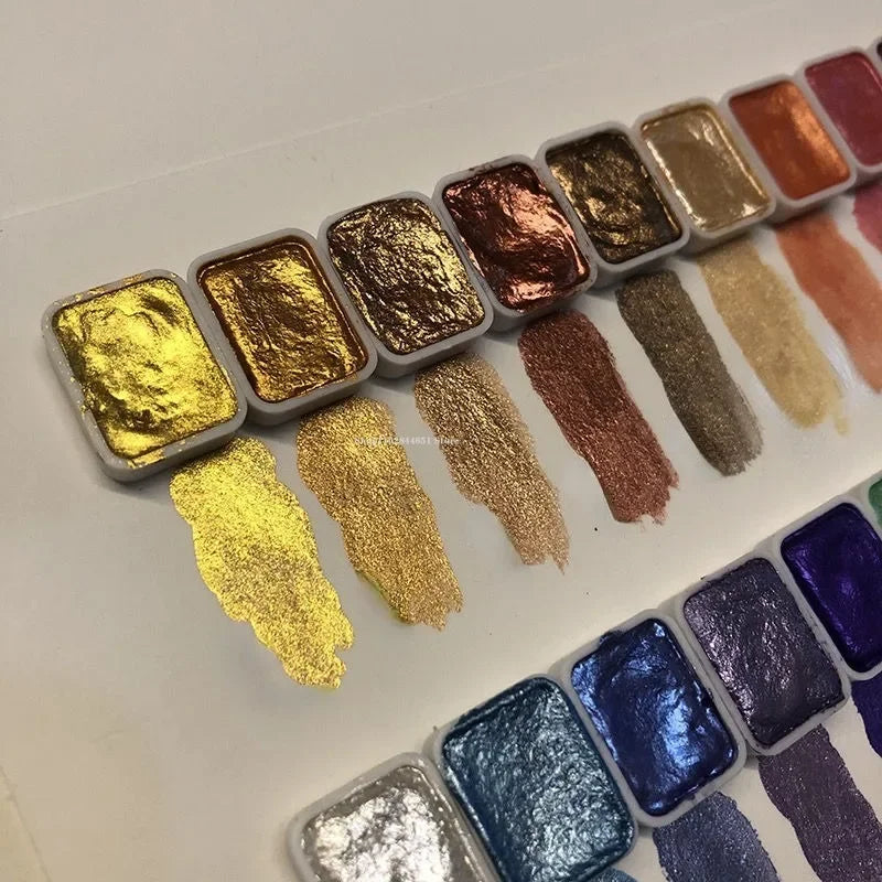 50% RABATT I GlowMax™ Aquarellmalset