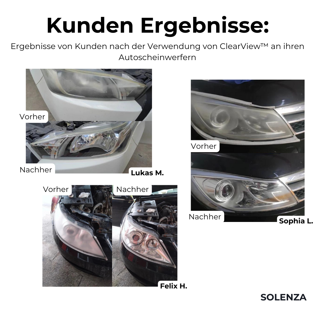 1+1 GRATIS I ClearView™ Scheinwerfer Wiederherstellen