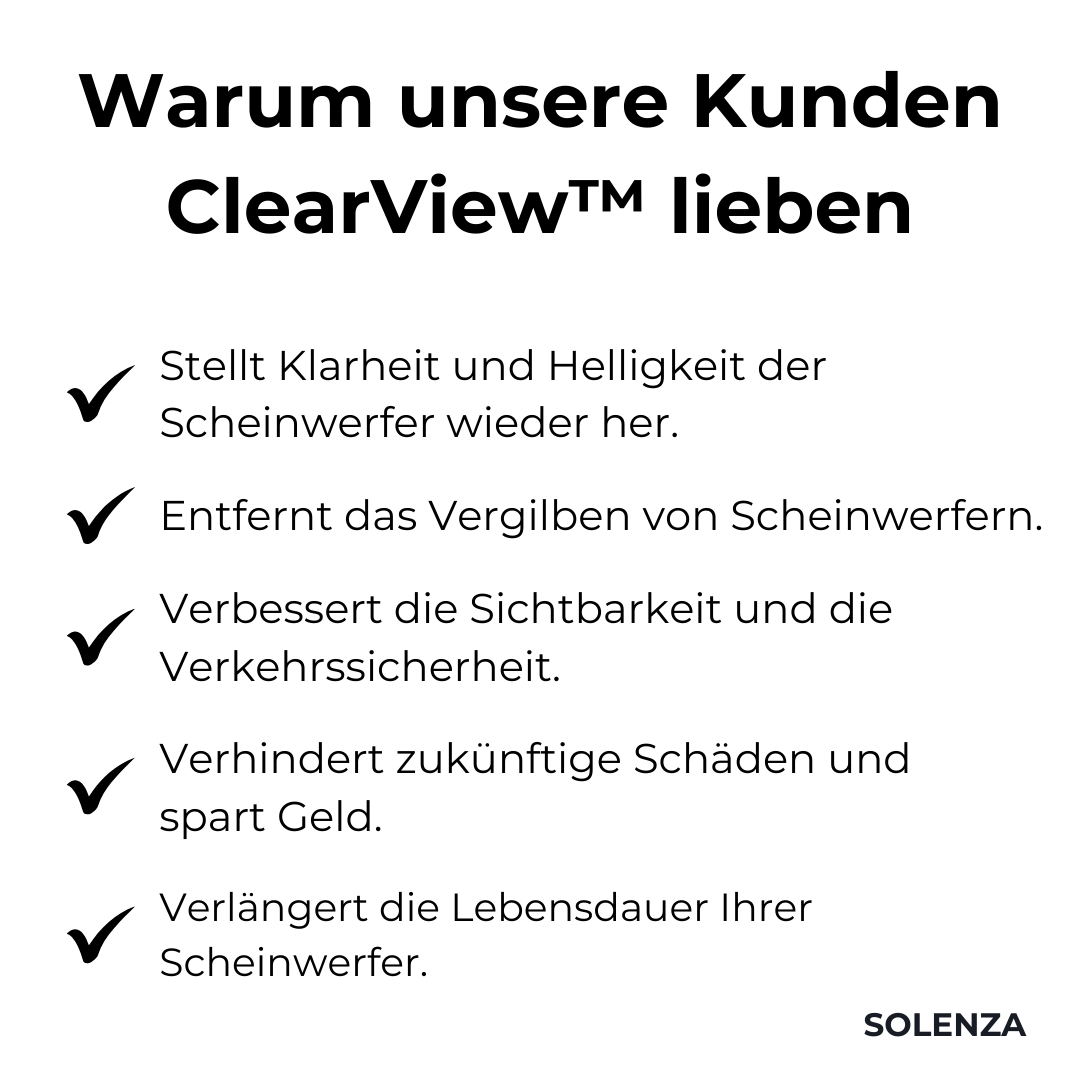 1+1 GRATIS I ClearView™ Scheinwerfer Wiederherstellen