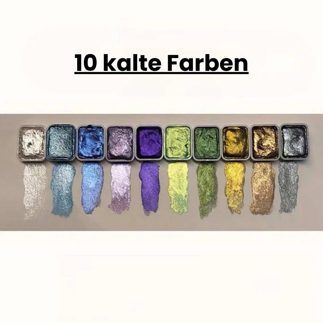 50% RABATT I GlowMax™ Aquarellmalset
